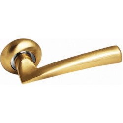 Комплект дверных ручек А-70 SB матовое золото