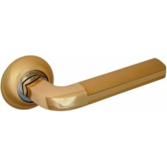Комплект дверных ручек 96SB/PB матовое золото/золото