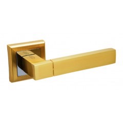 Комплект дверных ручек A-202 SB матовое золото