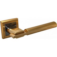 Комплект дверных ручек A-294 SB/PB матовое золото/золото