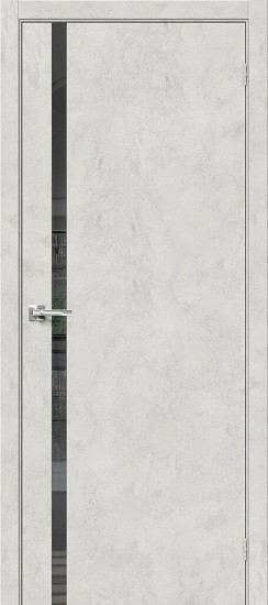 Межкомнатная дверь Браво-1.55 Look Art Mirox Grey