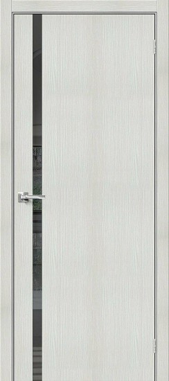 Межкомнатная дверь Браво-1.55 Bianco Veralinga Mirox Grey