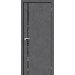 Межкомнатная дверь Браво-1.55 Slate Art Mirox Grey