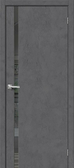Межкомнатная дверь Браво-1.55 Slate Art Mirox Grey