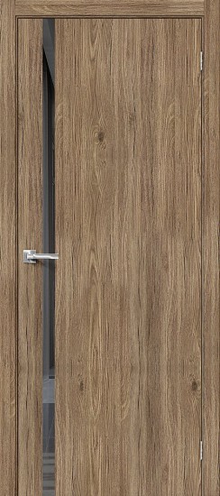 Межкомнатная дверь Браво-1.55 Original Oak Mirox Grey