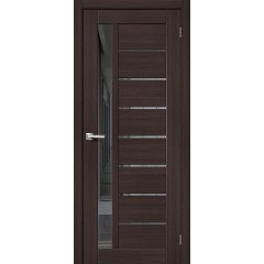 Межкомнатная дверь Браво-27 Wenge Melinga Mirox Grey