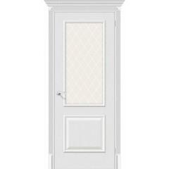 Межкомнатная дверь Классико-13 Virgin White Сrystal