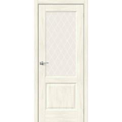 Межкомнатная дверь Неоклассик-33 Nordic Oak White Сrystal