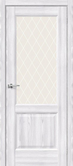 Межкомнатная дверь Неоклассик-33 Riviera Ice White Сrystal