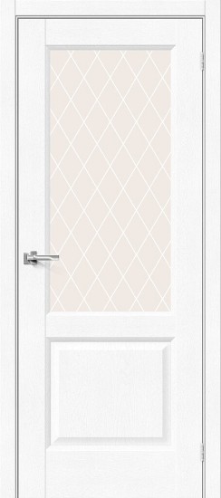 Межкомнатная дверь Неоклассик-33 White Softwood White Сrystal