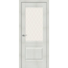 Межкомнатная дверь Прима-3 Bianco Veralinga White Сrystal