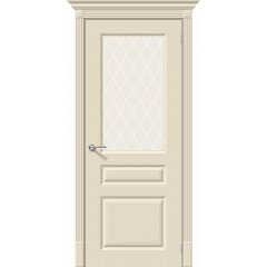 Межкомнатная дверь Скинни-15.1 Cream White Сrystal