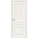 Межкомнатная дверь Скинни-15.1 Whitey White Сrystal