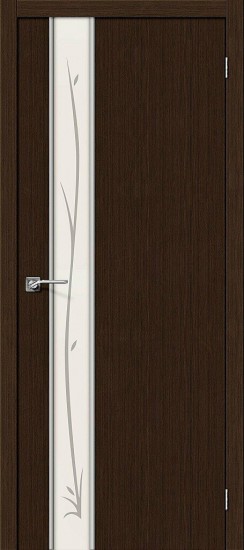 Межкомнатная дверь Глейс-1 Twig 3D Wenge Twig
