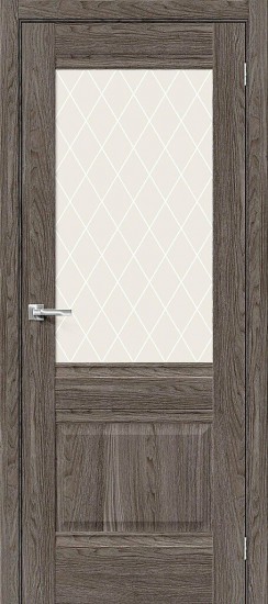 Межкомнатная дверь Прима-3 Ash Wood White Сrystal