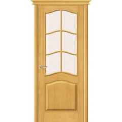 Межкомнатная дверь М7 Т-04 (Медовый) Сатинато