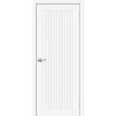 Межкомнатная дверь Браво-40 White Silk