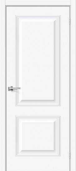 Межкомнатная дверь Классик-12 White Silk