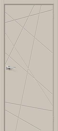 Межкомнатная дверь Граффити-5.Д.П Cream Silk