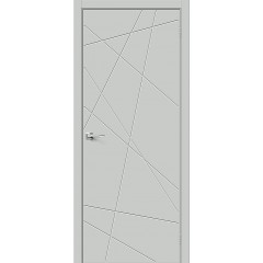 Межкомнатная дверь Граффити-5.Д.П Grey Silk