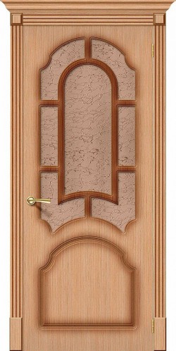 Межкомнатная дверь Соната Ф-01 (Дуб) Риф.