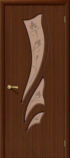 Межкомнатная дверь Эксклюзив Ф-17 (Шоколад) Худ.