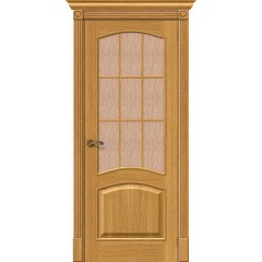 Межкомнатная дверь Вуд Классик-33 Natur Oak Bronze Gloria