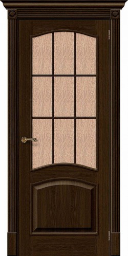 Межкомнатная дверь Вуд Классик-33 Golden Oak Bronze Gloria