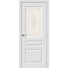 Межкомнатная дверь Скинни-15 П-23 (Белый) Худ.