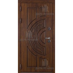 Дверь входная взломостойкая Атлант Golden Oak + черная патина