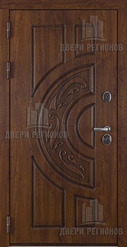 Дверь входная взломостойкая Атлант Golden Oak + черная патина