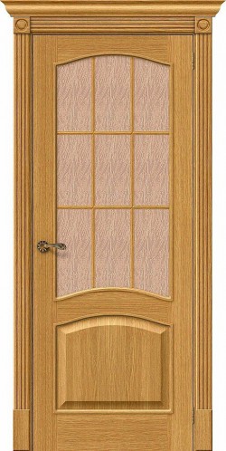 Межкомнатная дверь Вуд Классик-33 Natur Oak Bronze Gloria