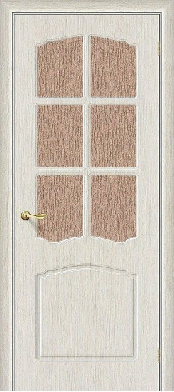 Межкомнатная дверь Альфа П-20 (БелДуб) Риф.