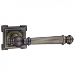 Комплект дверных ручек DH 69-19 MAB «ВАЛЕНСИЯ» Бронза античная матовая