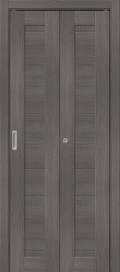 Дверь-книжка Браво-21 Grey Melinga