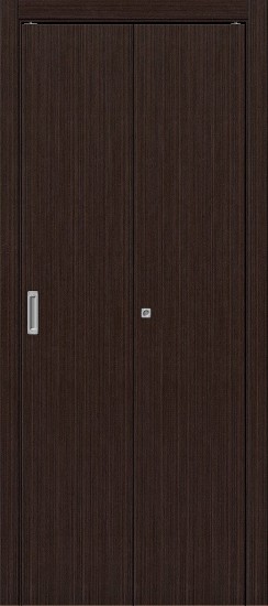 Дверь-книжка Гост-0 Л-13 (Венге)