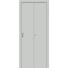 Дверь-книжка Браво-0 Grey Pro