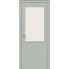 Строительная дверь Гост-13 Л-16 (Серый) Magic Fog