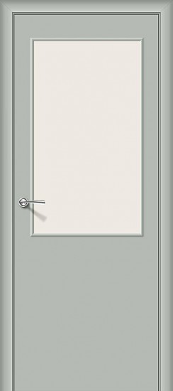 Строительная дверь Гост-13 Л-16 (Серый) Magic Fog