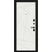 Металлическая дверь Кьюб (BE) Total Black/Super White