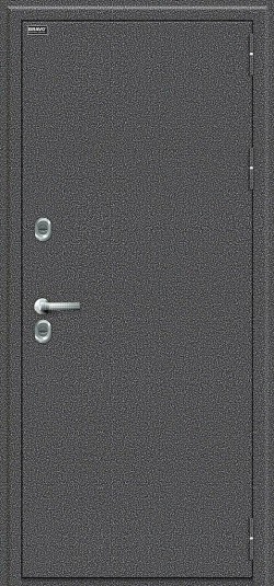 Металлическая дверь Термо 204 Антик Серебро/Wenge Veralinga