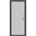 Металлическая дверь Тайга-9 Вертикаль Антик Серебряный/Серый