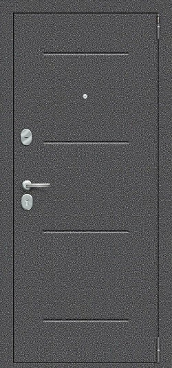 Металлическая дверь Porta S 104.П22 Антик Серебро/Wenge Veralinga