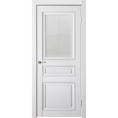 Дверь межкомнатная Деканто 3 Белый бархат