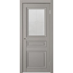 Дверь межкомнатная Деканто 3 Серый бархат
