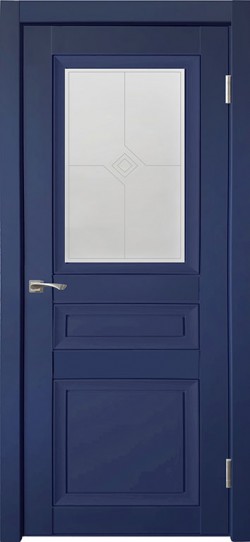Дверь межкомнатная Деканто 4 Синий бархат