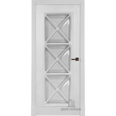 Дверь межкомнатная Багет 17 Эмаль белая