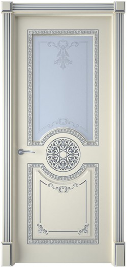 Дверь межкомнатная Версаль Эмаль слоновая кость