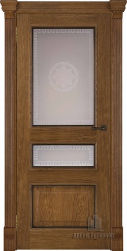Дверь межкомнатная Гранд 2 Версаче светлое Дуб Patina Antico