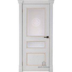 Дверь межкомнатная Гранд 2 Версаче светлое Дуб Patina Bianco